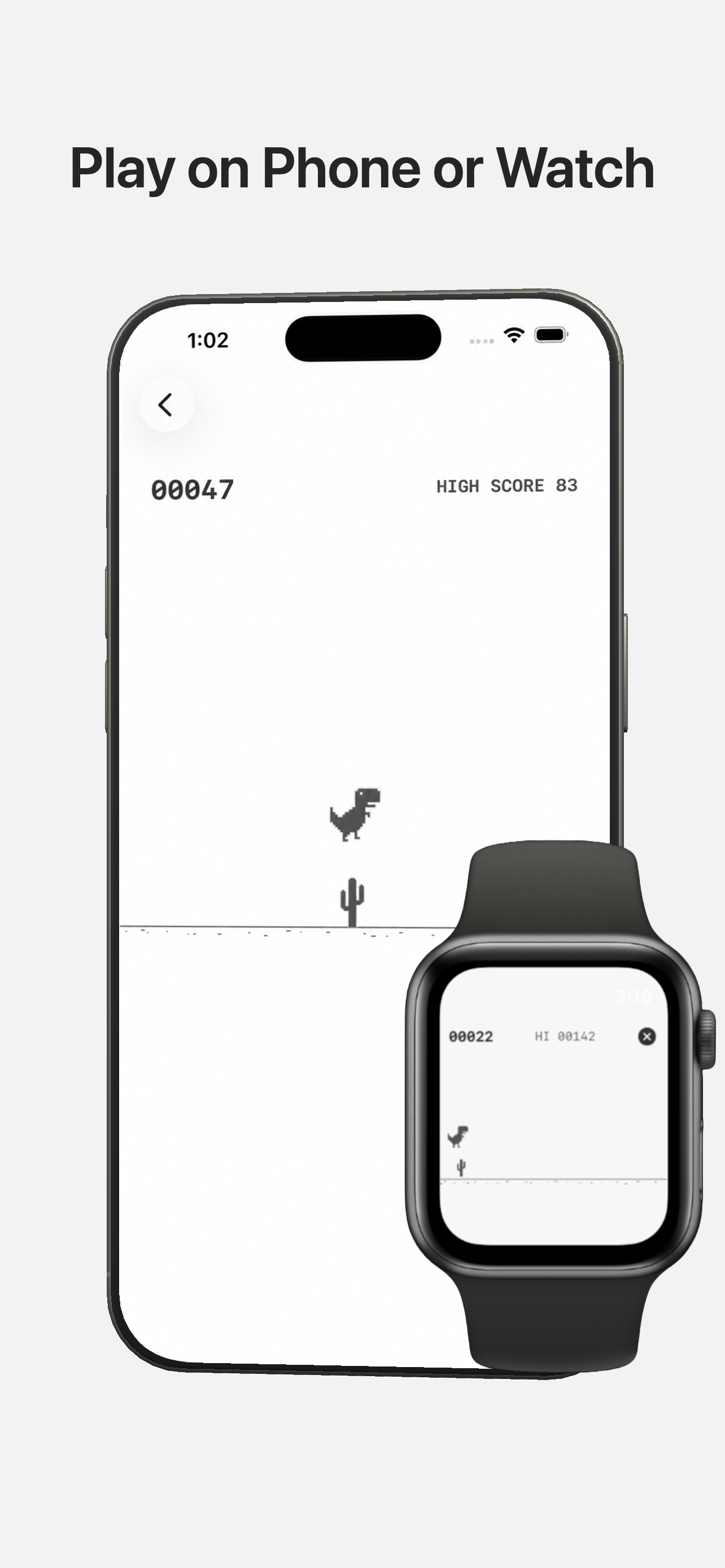 Tapasaurus on iPhone & Apple Watch